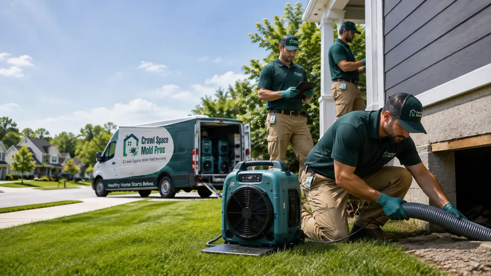 Crawl Space Mold Removal in Argenta, IL
